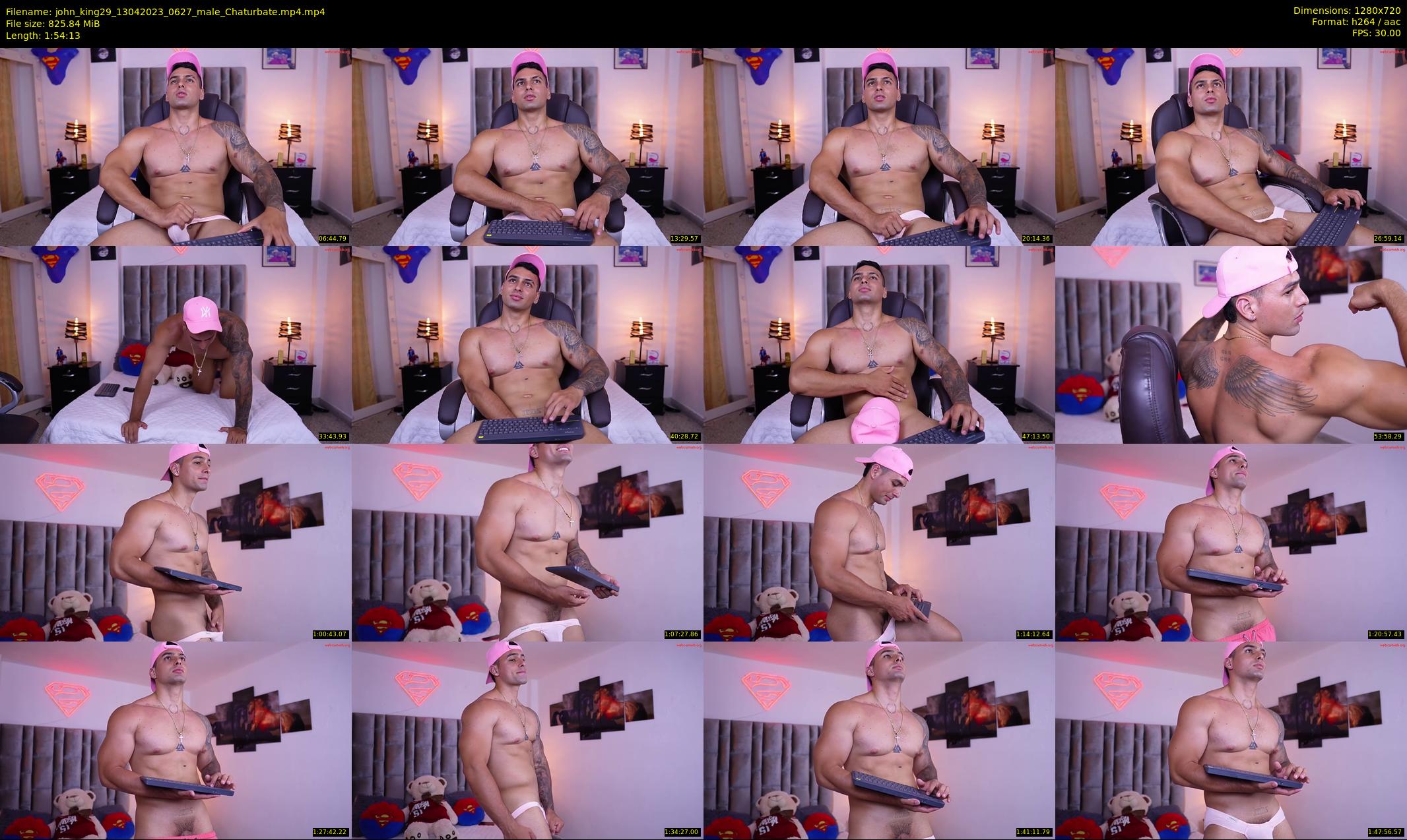 john_king29 — 115 minute Chaturbate male cam show recording, 720p, Apr 13, 2023
