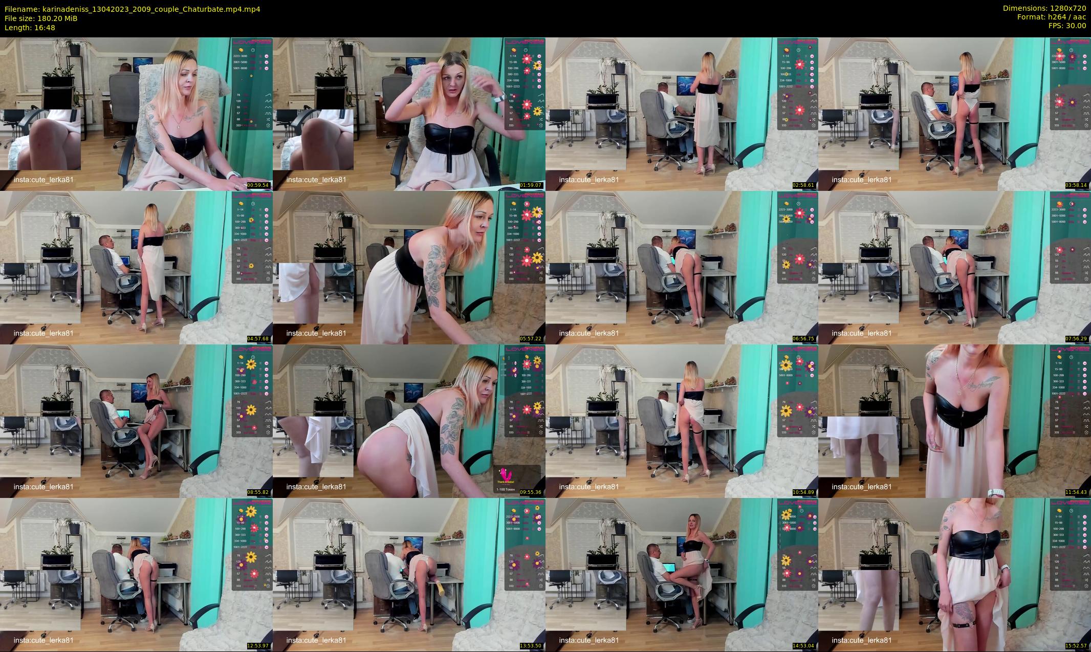 karinadeniss — 17 minute Chaturbate couple cam show recording, 720p, Apr 13, 2023