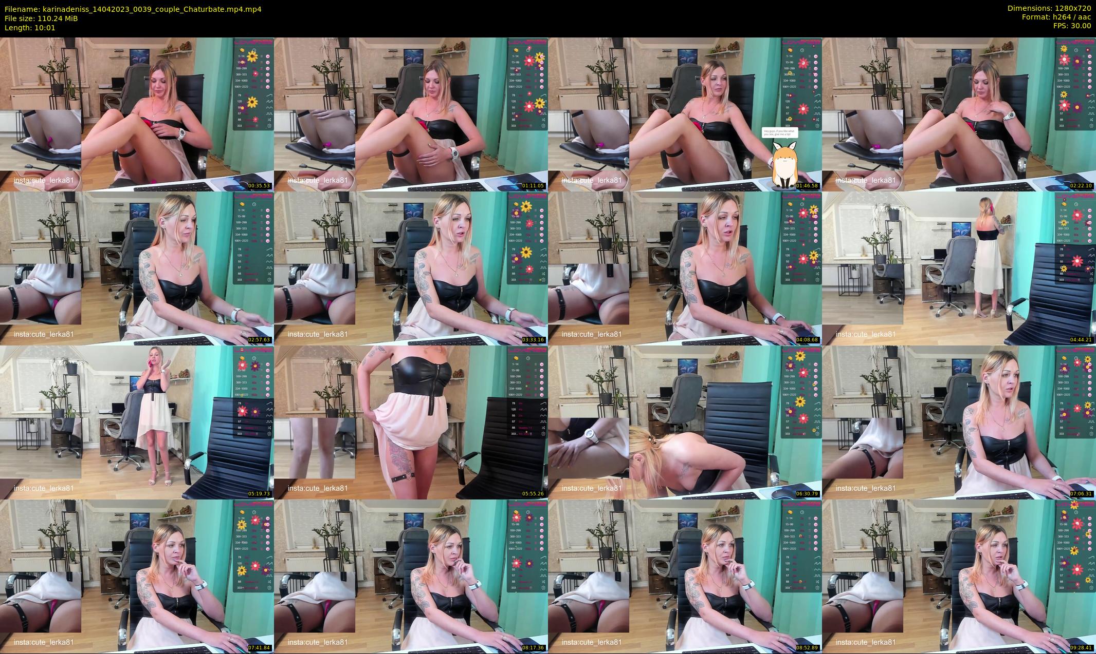 karinadeniss — 11 minute Chaturbate couple cam show recording, 720p, Apr 14, 2023