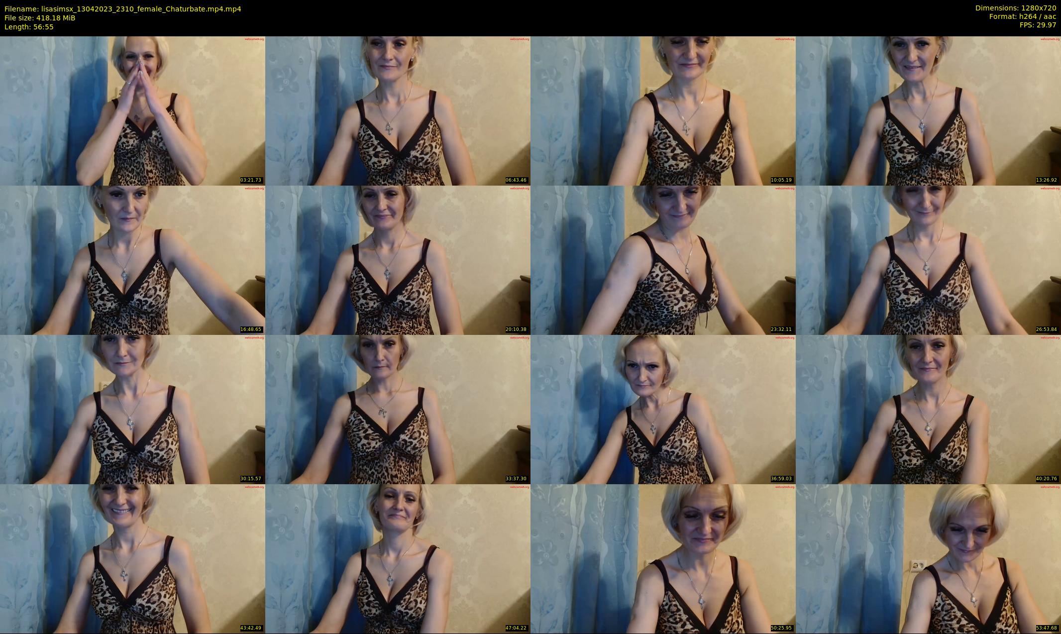 lisasimsx — 57 minute Chaturbate female cam show recording, 720p, Apr 13, 2023