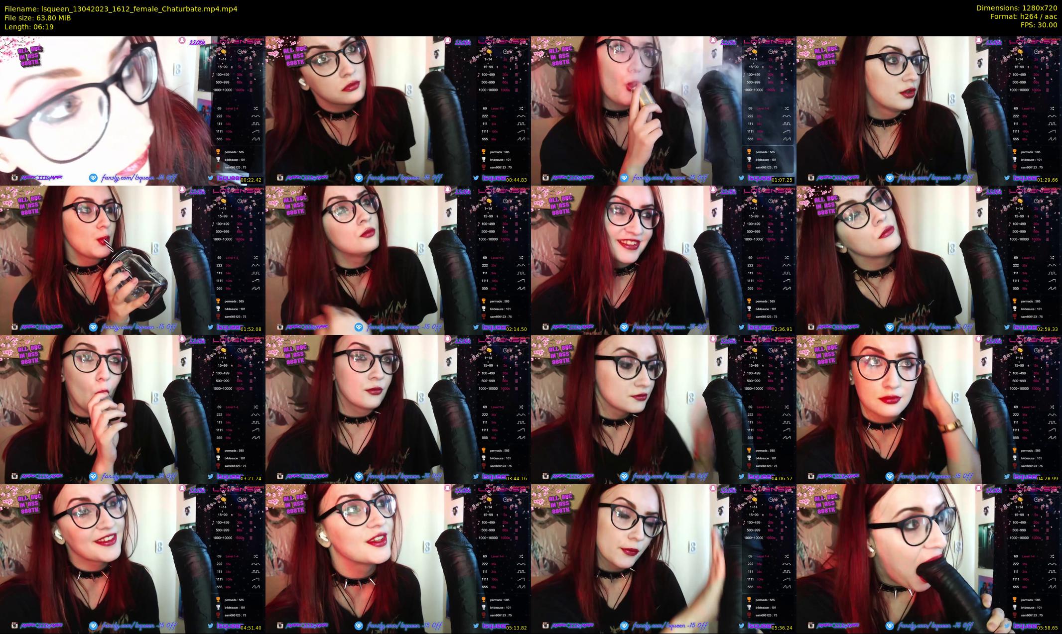 lsqueen — 7 minute Chaturbate female cam show recording, 720p, Apr 13, 2023
