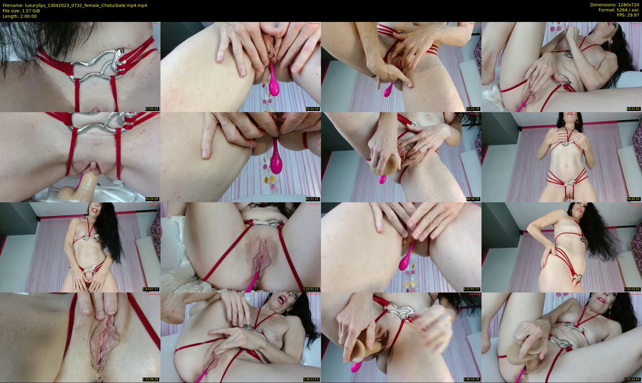 luxurylips — 120 minute Chaturbate female cam show recording, 720p, Apr 13, 2023