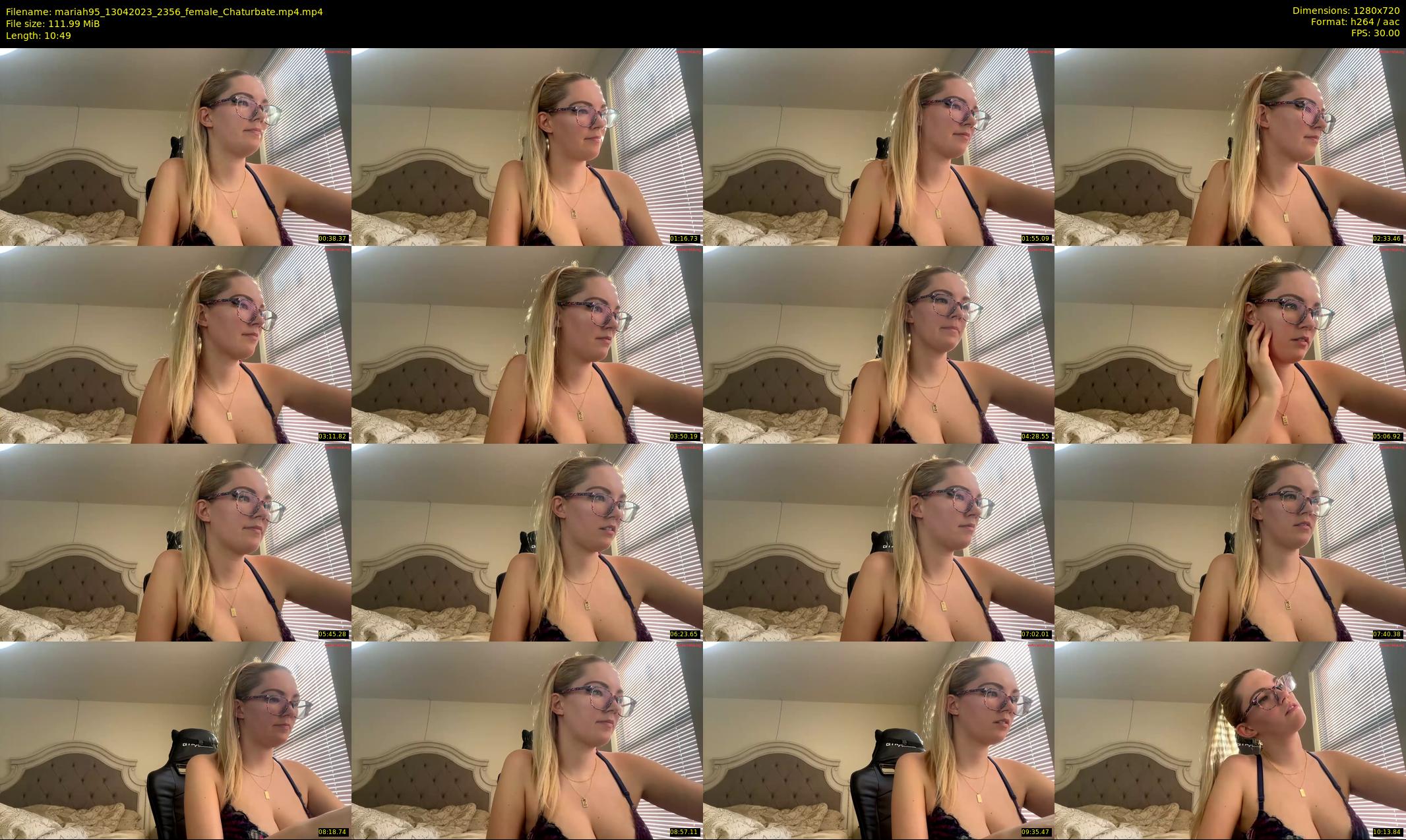 mariah95 — 11 minute Chaturbate female cam show recording, 720p, Apr 13, 2023