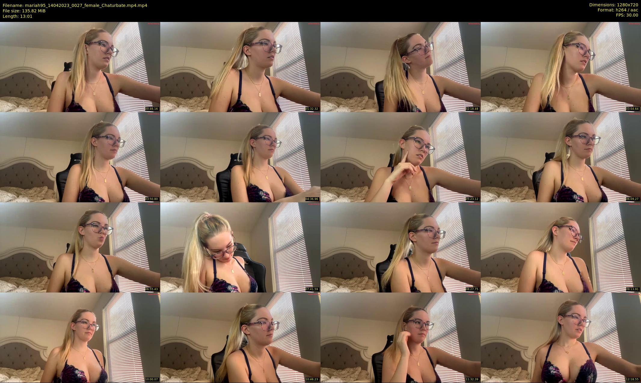 mariah95 — 14 minute Chaturbate female cam show recording, 720p, Apr 14, 2023