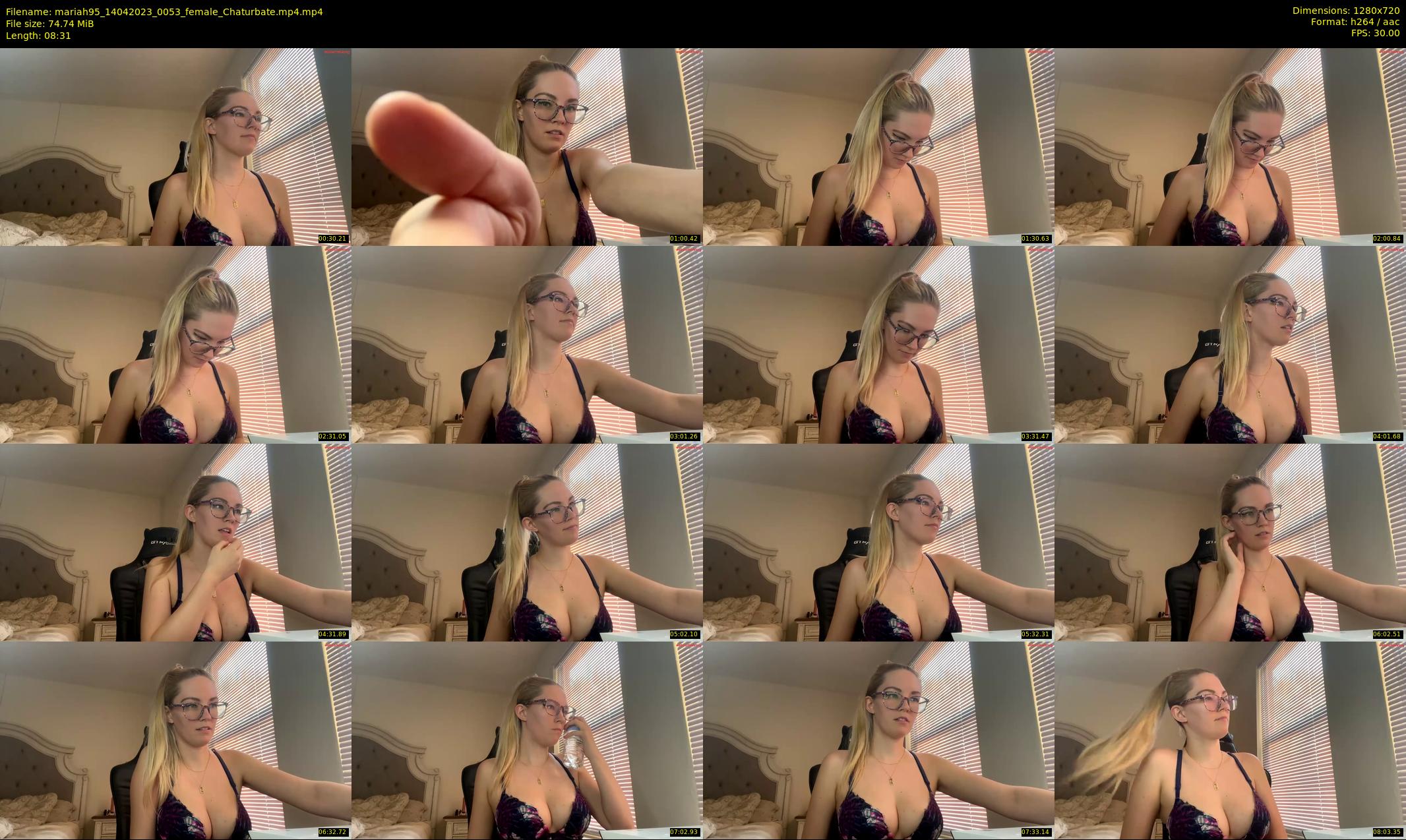 mariah95 — 9 minute Chaturbate female cam show recording, 720p, Apr 14, 2023
