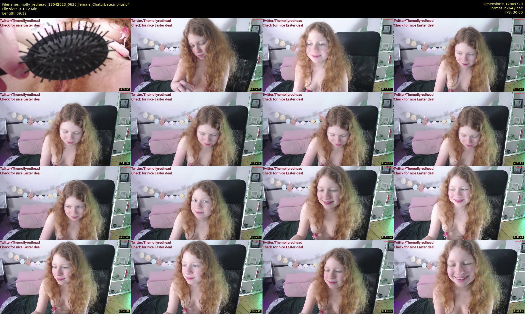 molly_redhead — 10 minute Chaturbate female cam show recording, 720p, Apr 13, 2023