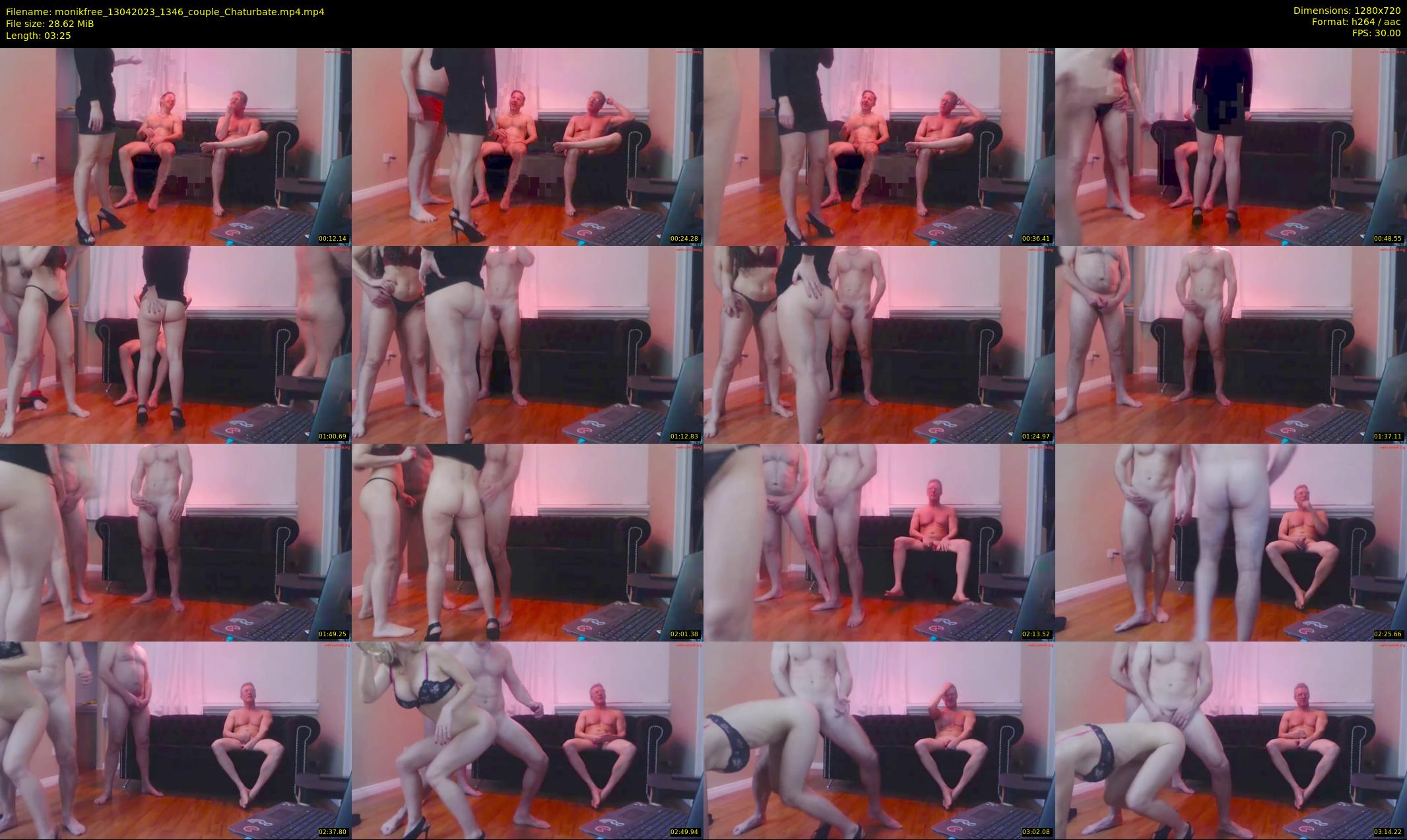 monikfree — 4 minute Chaturbate couple cam show recording, 720p, Apr 13, 2023