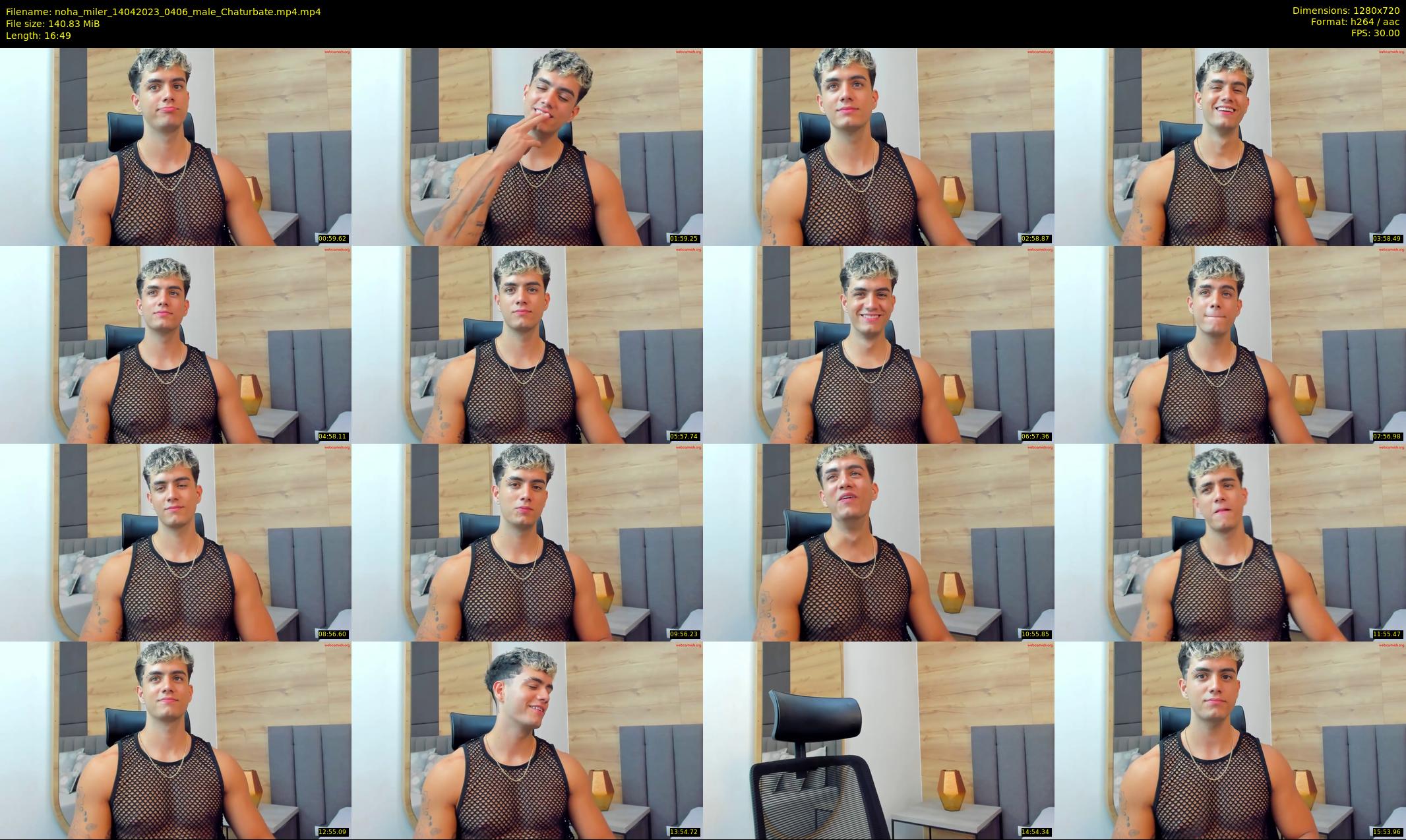 noha_miler — 17 minute Chaturbate male cam show recording, 720p, Apr 14, 2023