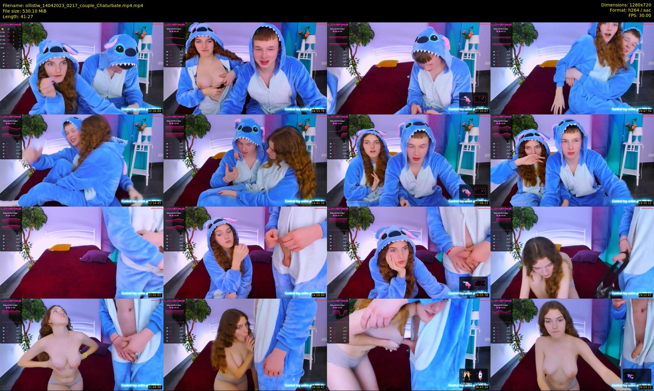 ollistiw — 42 minute Chaturbate couple cam show recording, 720p, Apr 14, 2023