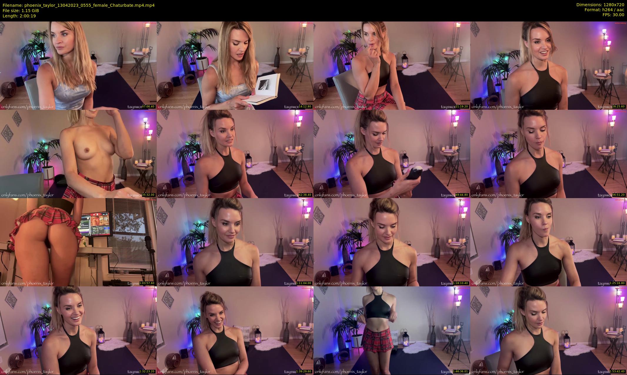 phoenix_taylor — 121 minute Chaturbate female cam show recording, 720p, Apr 13, 2023