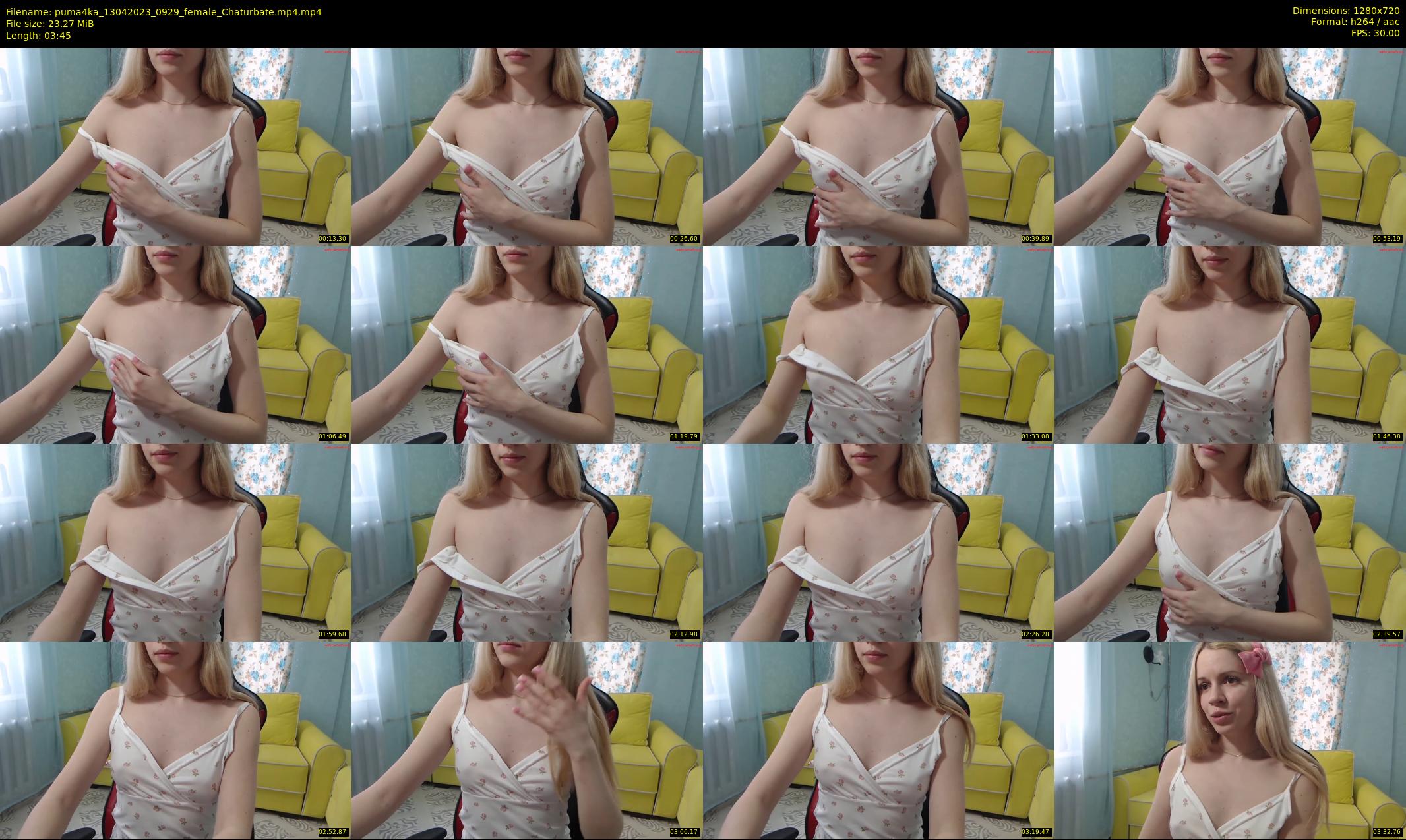 puma4ka — 4 minute Chaturbate female cam show recording, 720p, Apr 13, 2023