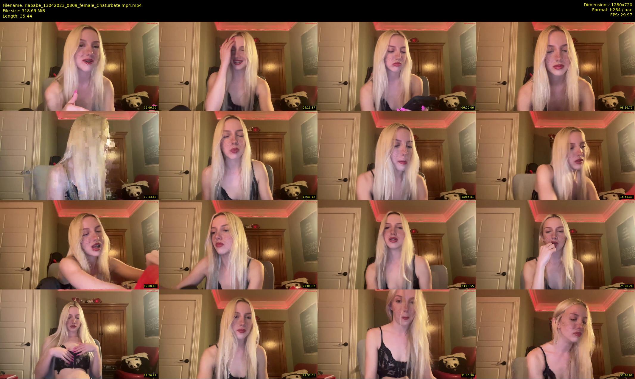 riababe — 36 minute Chaturbate female cam show recording, 720p, Apr 13, 2023