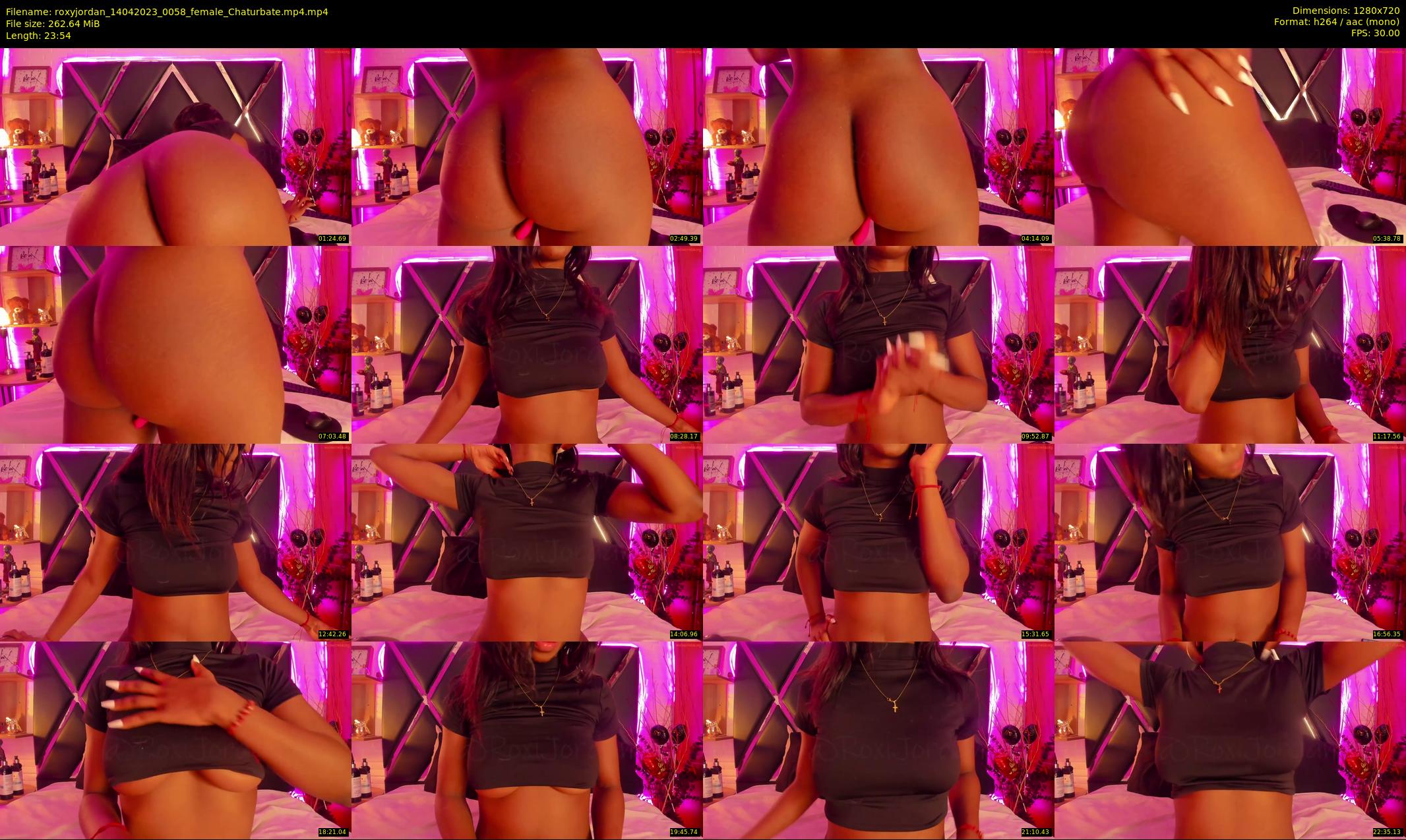 roxyjordan — 24 minute Chaturbate female cam show recording, 720p, Apr 14, 2023