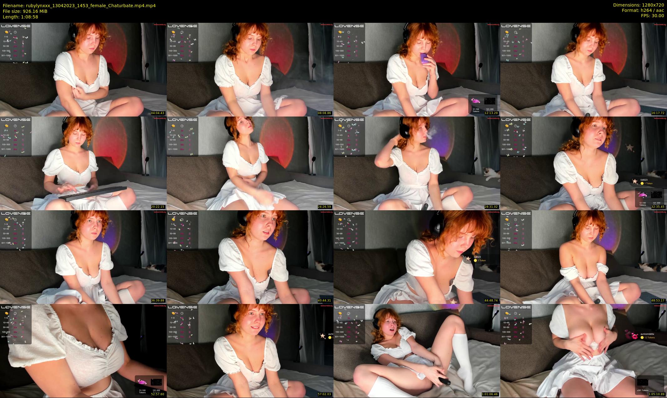 rubylynxxx — 69 minute Chaturbate female cam show recording, 720p, Apr 13, 2023