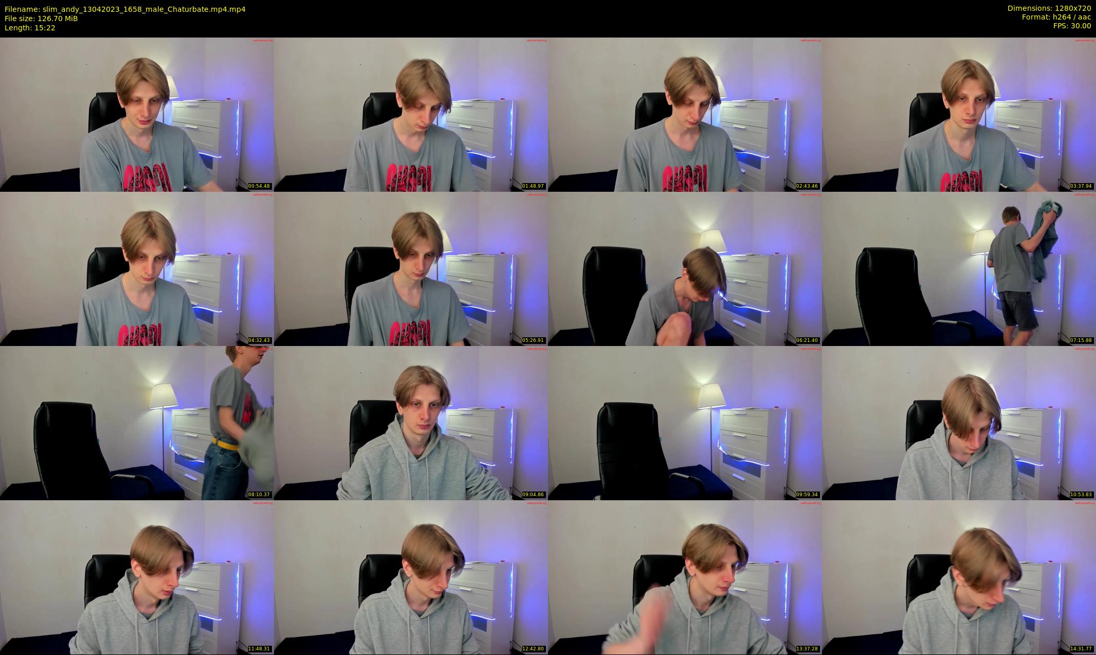 slim_andy — 16 minute Chaturbate male cam show recording, 720p, Apr 13, 2023