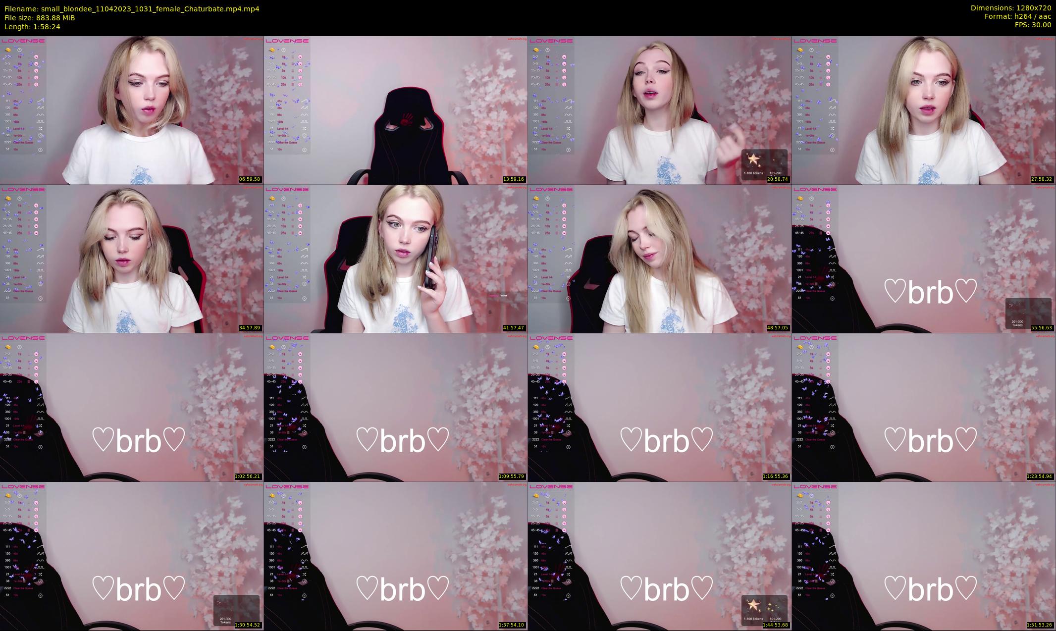 small_blondee — 119 minute Chaturbate female cam show recording, 720p, Apr 11, 2023