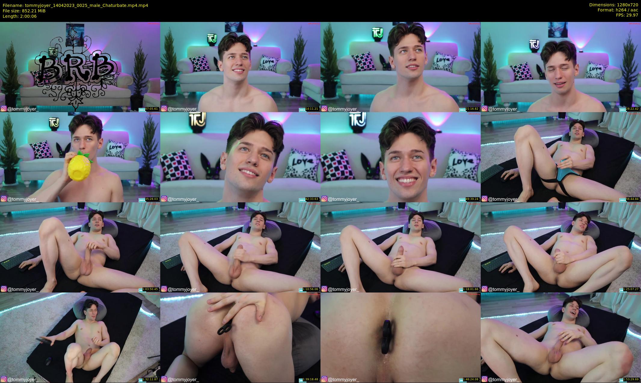 tommyjoyer — 121 minute Chaturbate male cam show recording, 720p, Apr 14, 2023