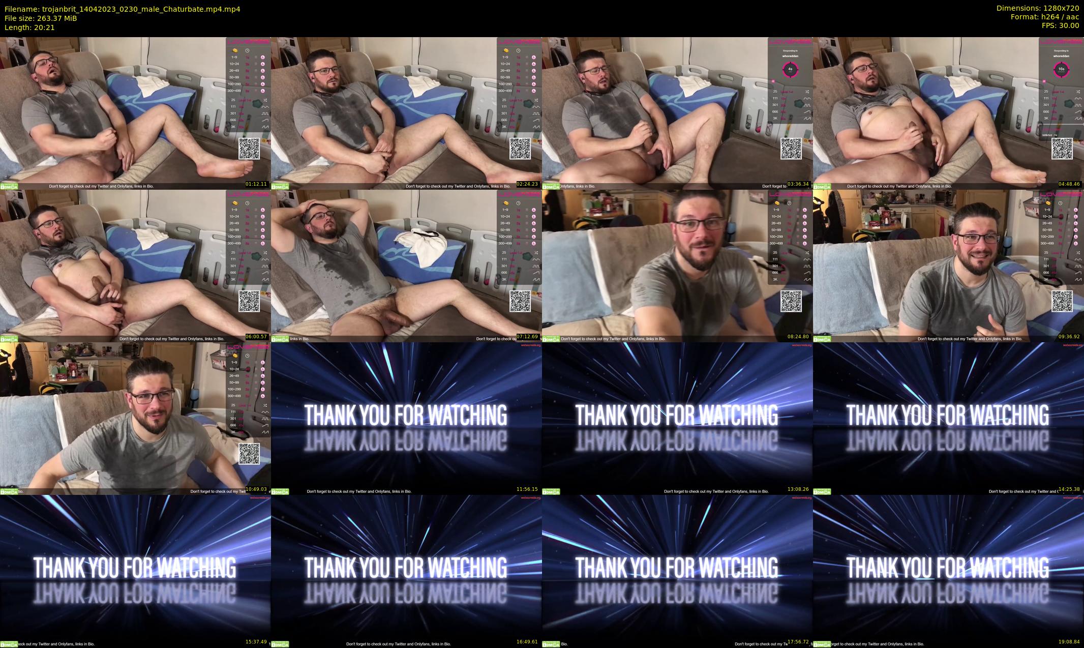 trojanbrit — 21 minute Chaturbate male cam show recording, 720p, Apr 14, 2023