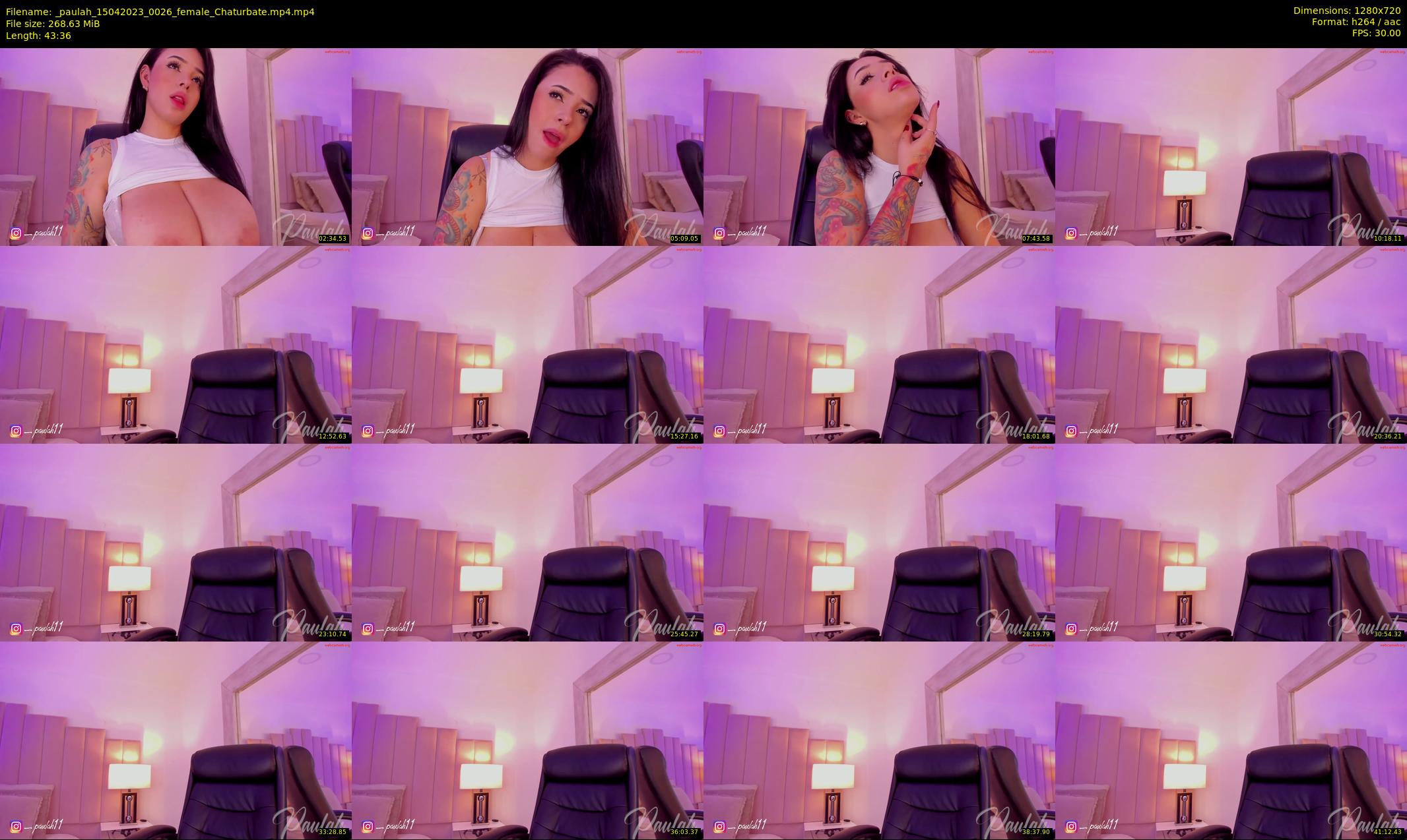 _paulah — 44 minute Chaturbate female cam show recording, 720p, Apr 15, 2023