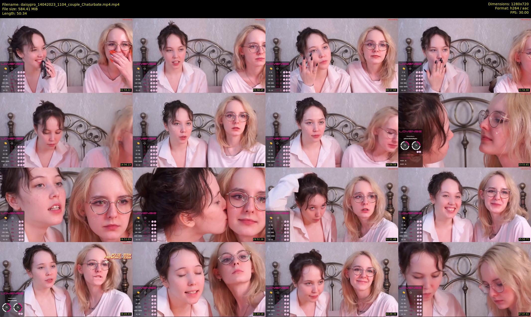 daisypro — 51 minute Chaturbate couple cam show recording, 720p, Apr 14, 2023