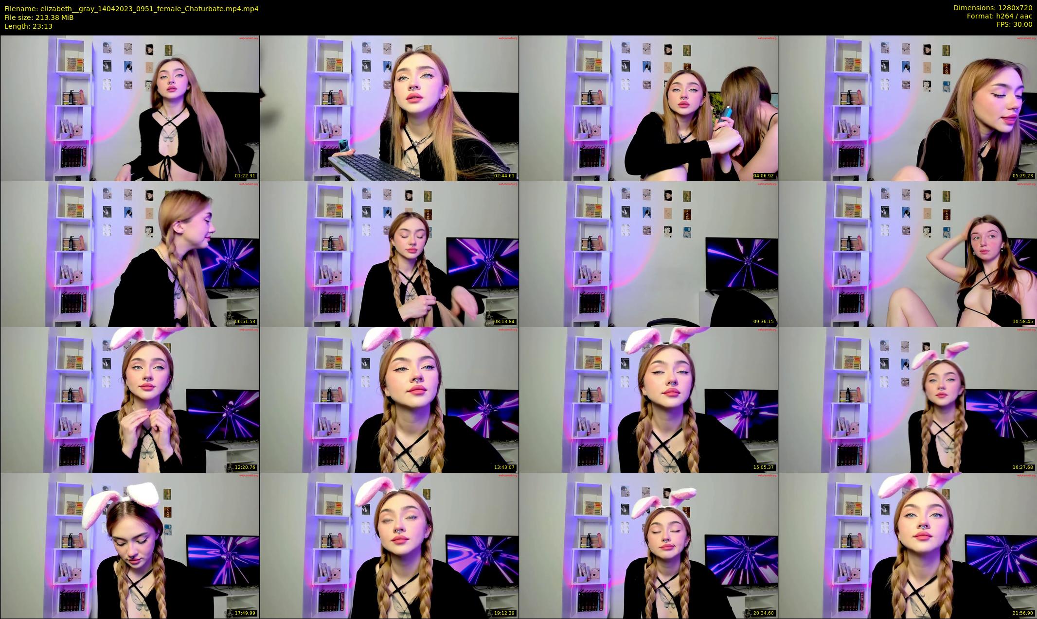 elizabeth__gray — 24 minute Chaturbate female cam show recording, 720p, Apr 14, 2023
