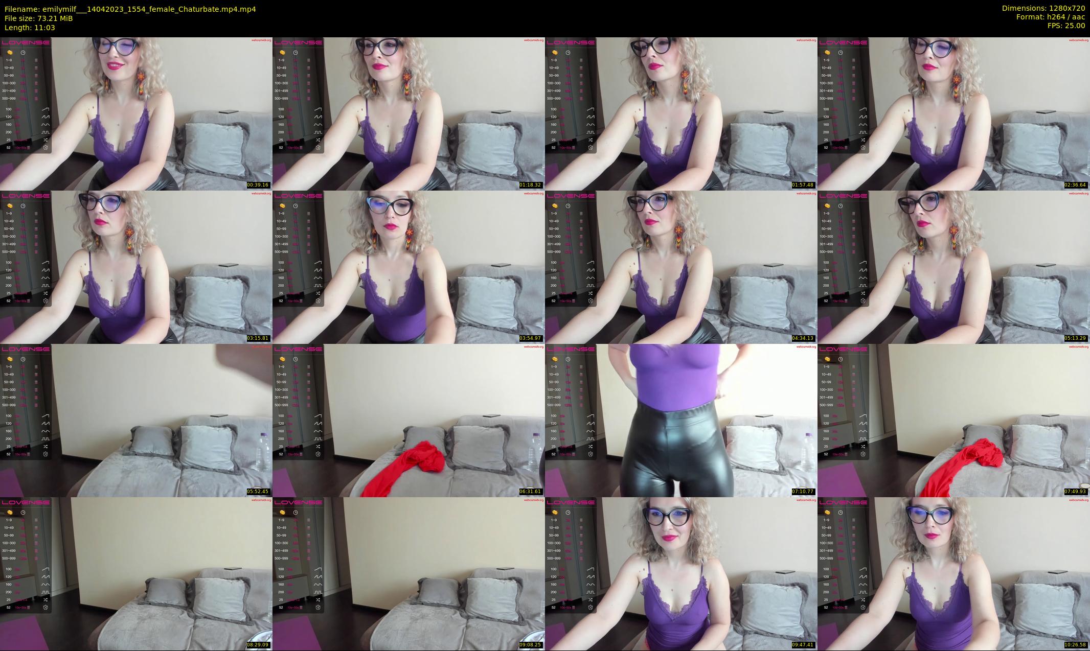 emilymilf__ — 12 minute Chaturbate female cam show recording, 720p, Apr 14, 2023