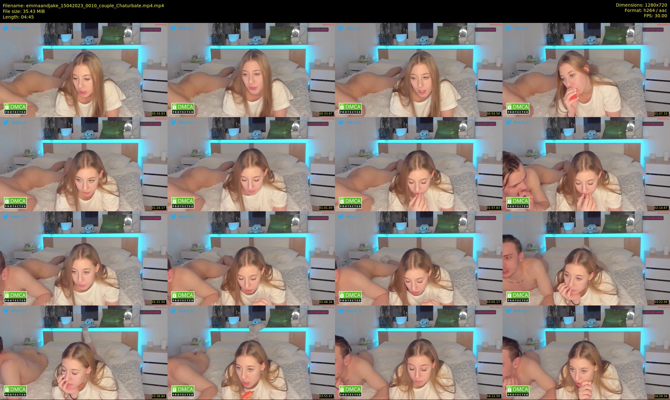 emmaandjake — 5 minute Chaturbate couple cam show recording, 720p, Apr 15, 2023