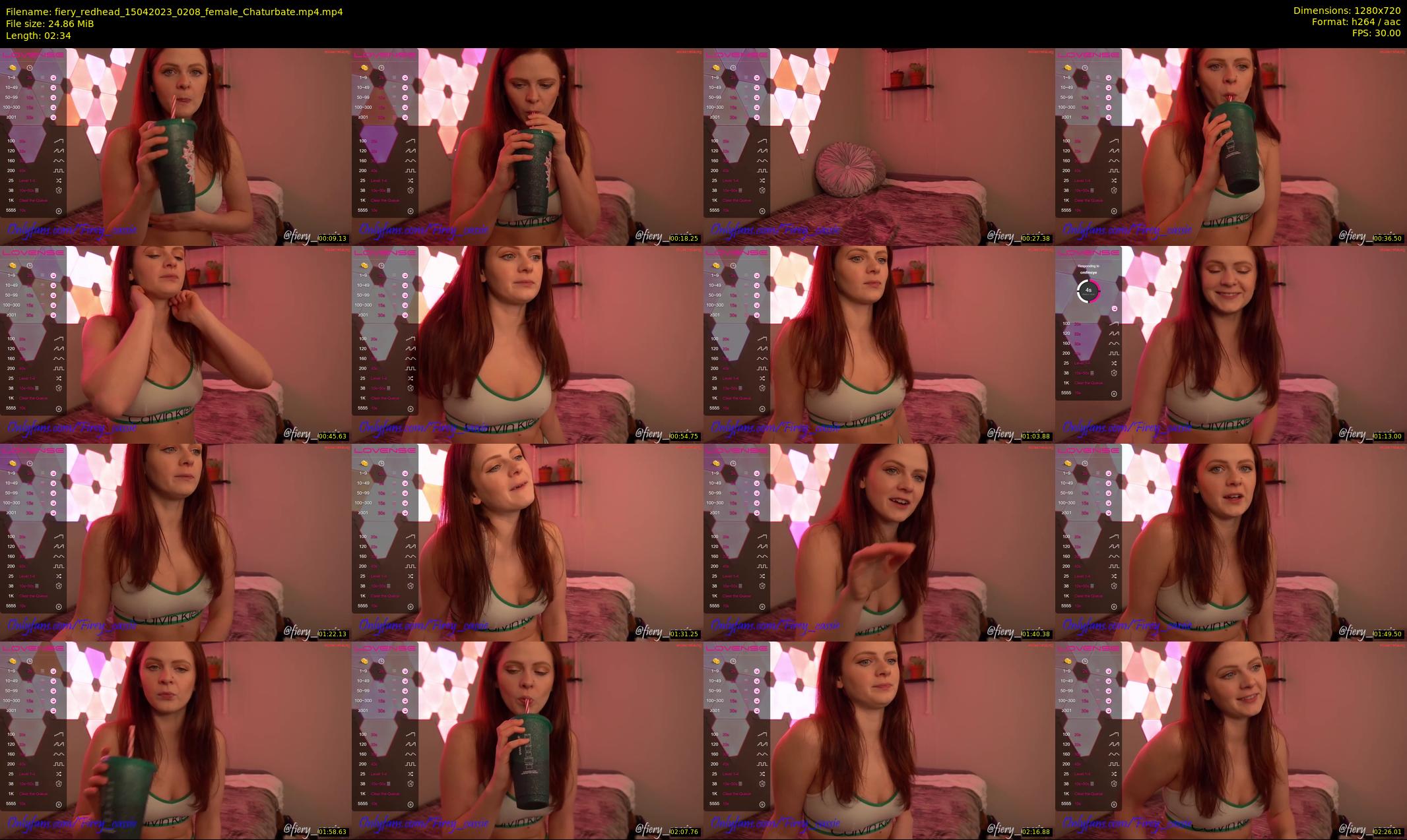 fiery_redhead — 3 minute Chaturbate female cam show recording, 720p, Apr 15, 2023