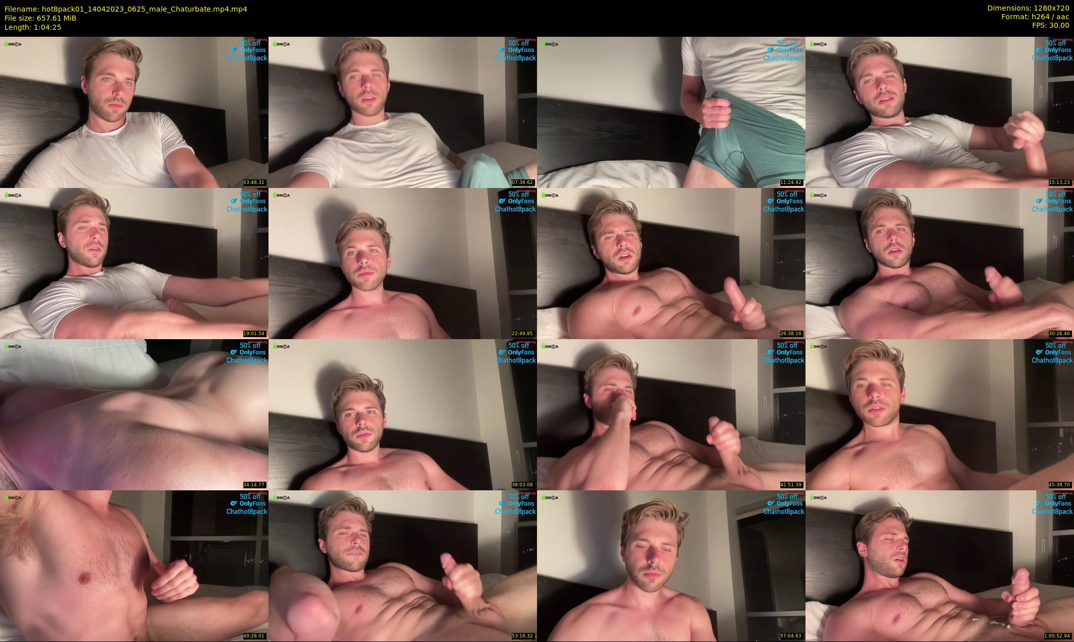 hot8pack01 — 65 minute Chaturbate male cam show recording, 720p, Apr 14, 2023