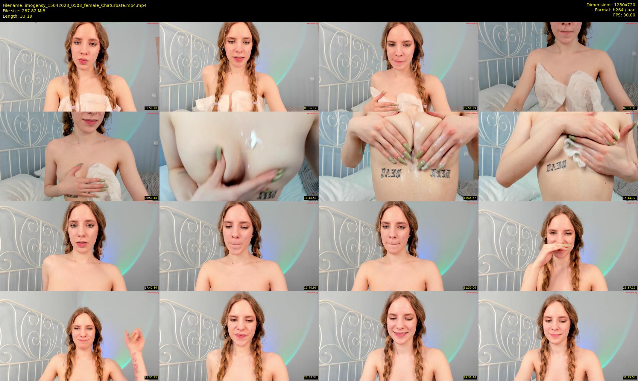 imogensy — 34 minute Chaturbate female cam show recording, 720p, Apr 15, 2023