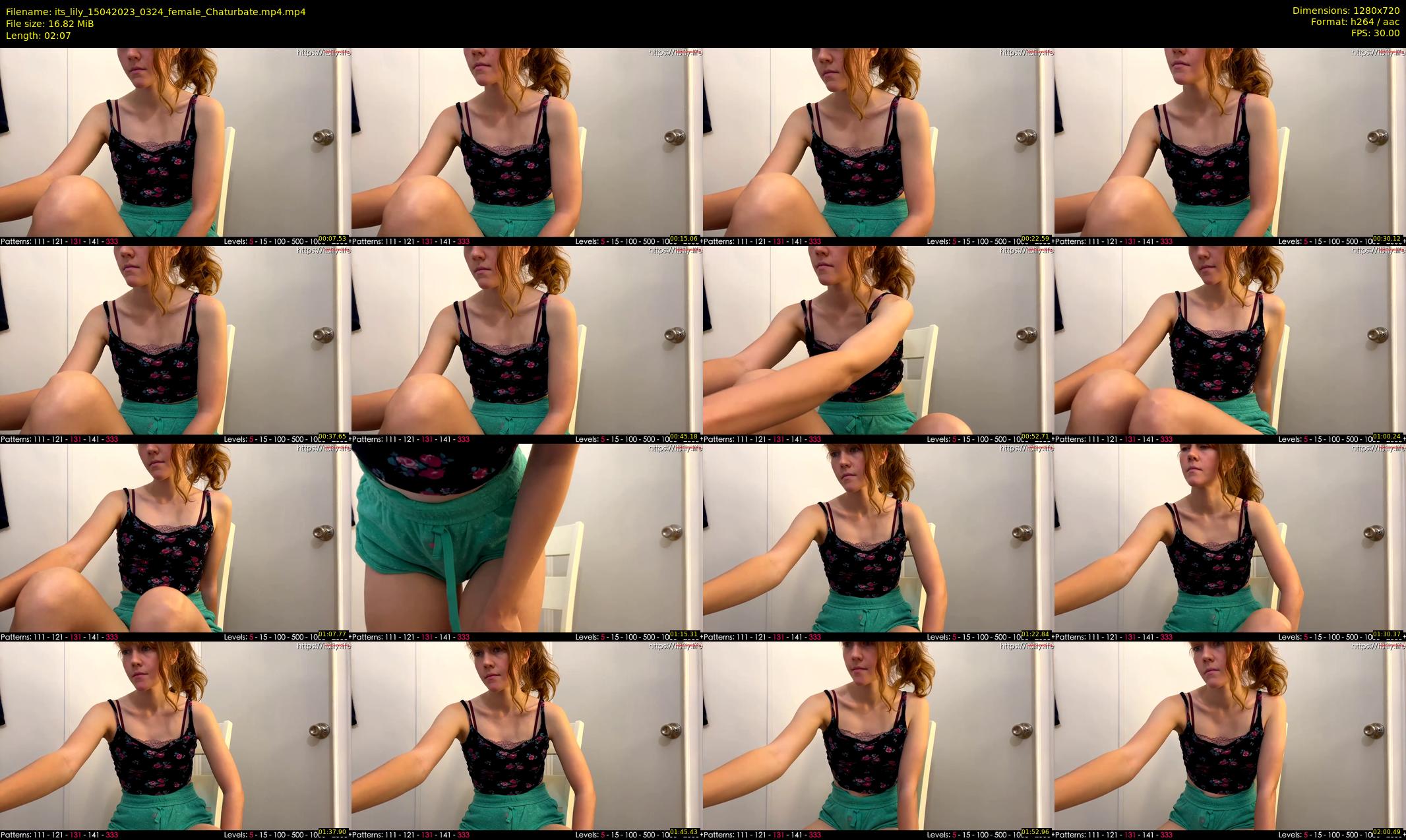 its_lily — 3 minute Chaturbate female cam show recording, 720p, Apr 15, 2023