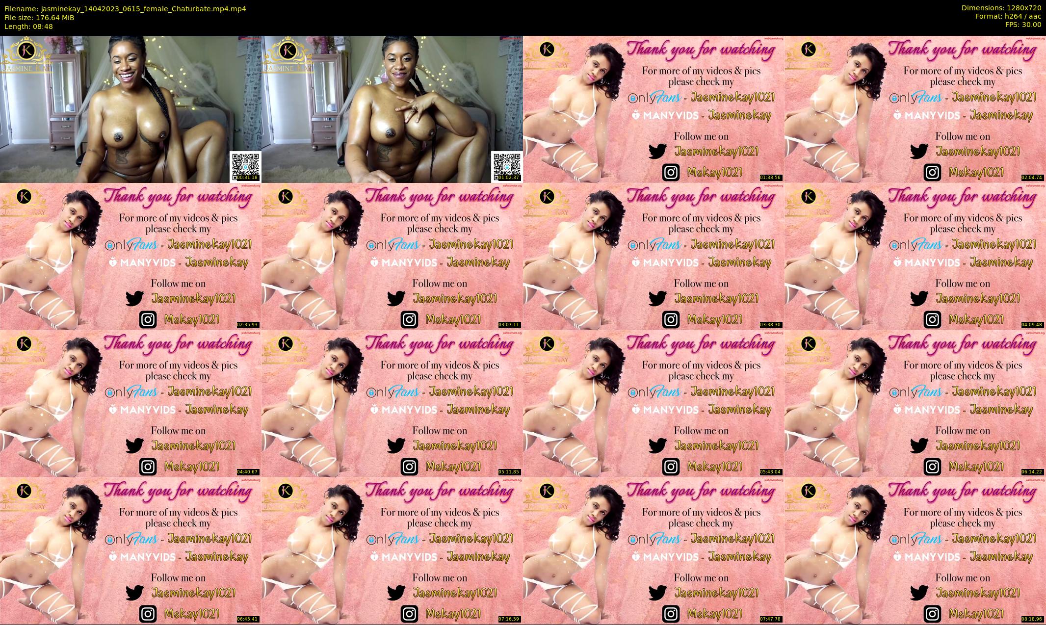 jasminekay — 9 minute Chaturbate female cam show recording, 720p, Apr 14, 2023