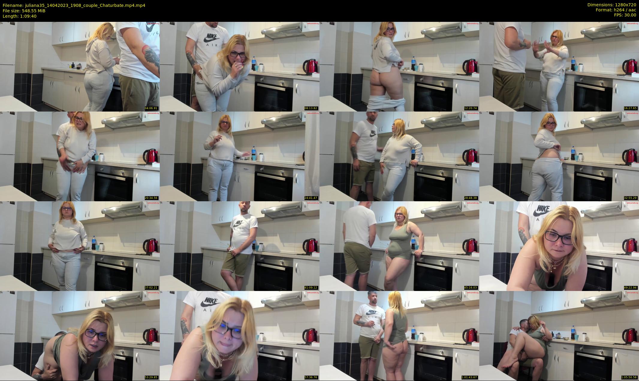 juliana35 — 70 minute Chaturbate couple cam show recording, 720p, Apr 14, 2023