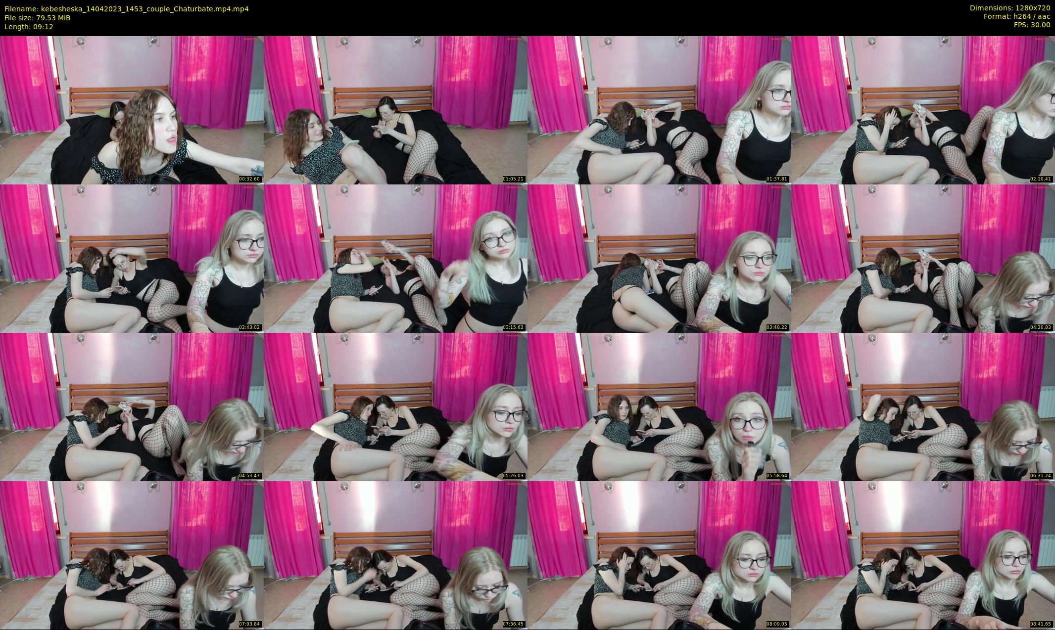kebesheska — 10 minute Chaturbate couple cam show recording, 720p, Apr 14, 2023