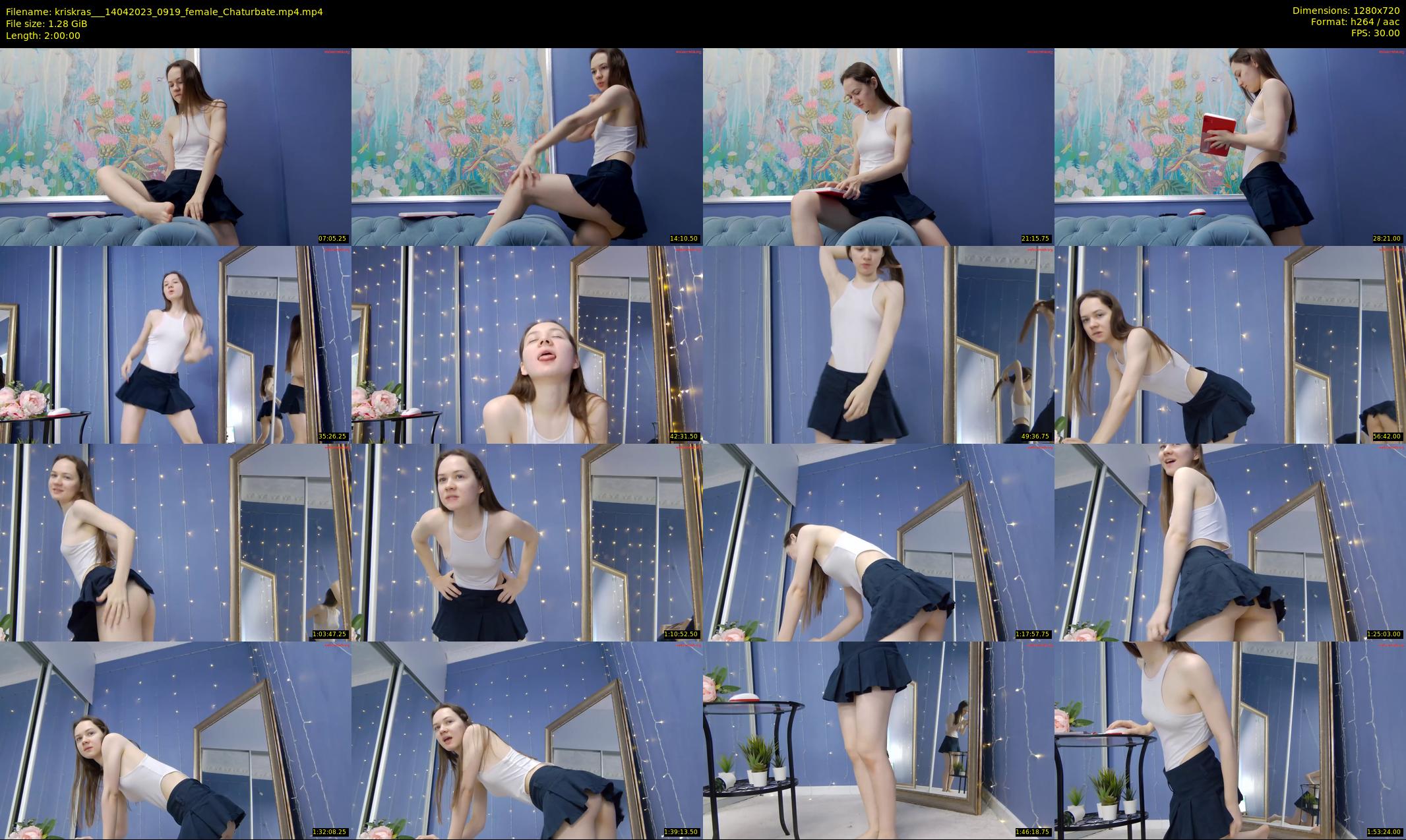 kriskras__ — 120 minute Chaturbate female cam show recording, 720p, Apr 14, 2023