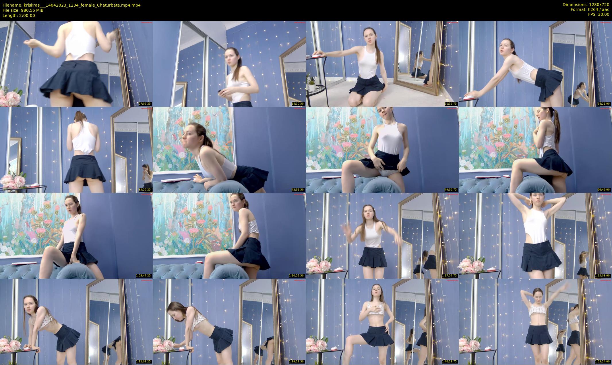kriskras__ — 120 minute Chaturbate female cam show recording, 720p, Apr 14, 2023