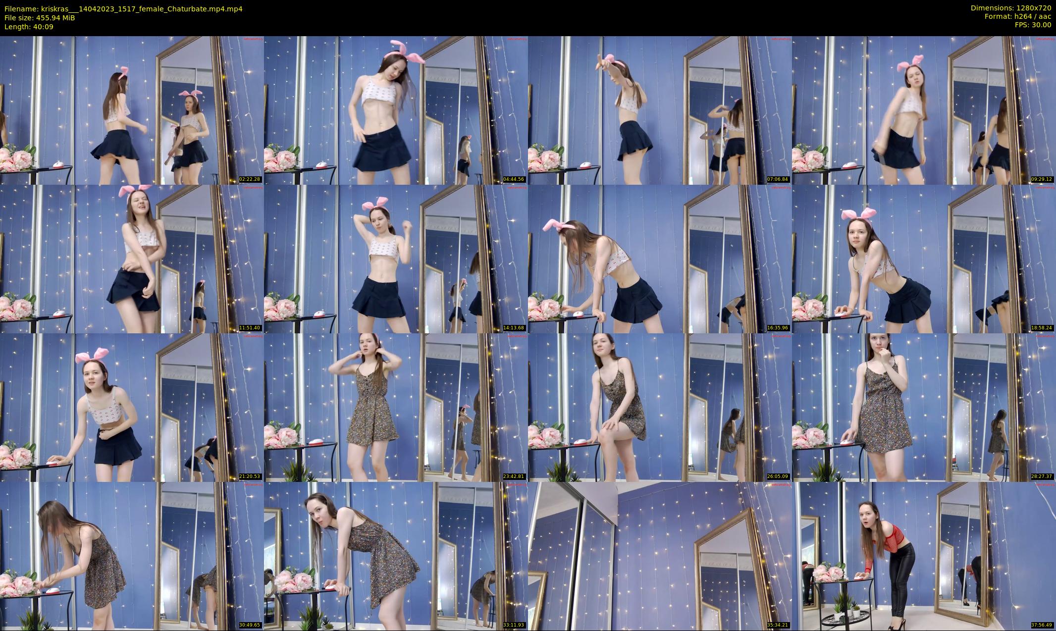 kriskras__ — 41 minute Chaturbate female cam show recording, 720p, Apr 14, 2023