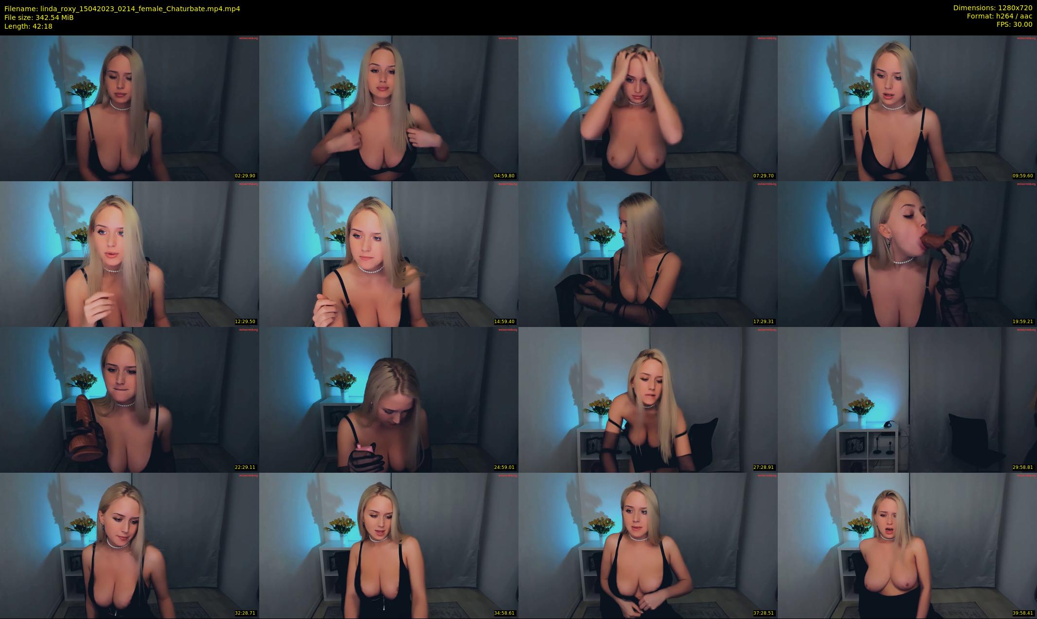 linda_roxy — 43 minute Chaturbate female cam show recording, 720p, Apr 15, 2023