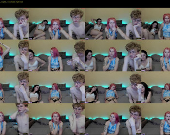 loossers — 12 minute Chaturbate couple cam show recording, 720p, Apr 15, 2023