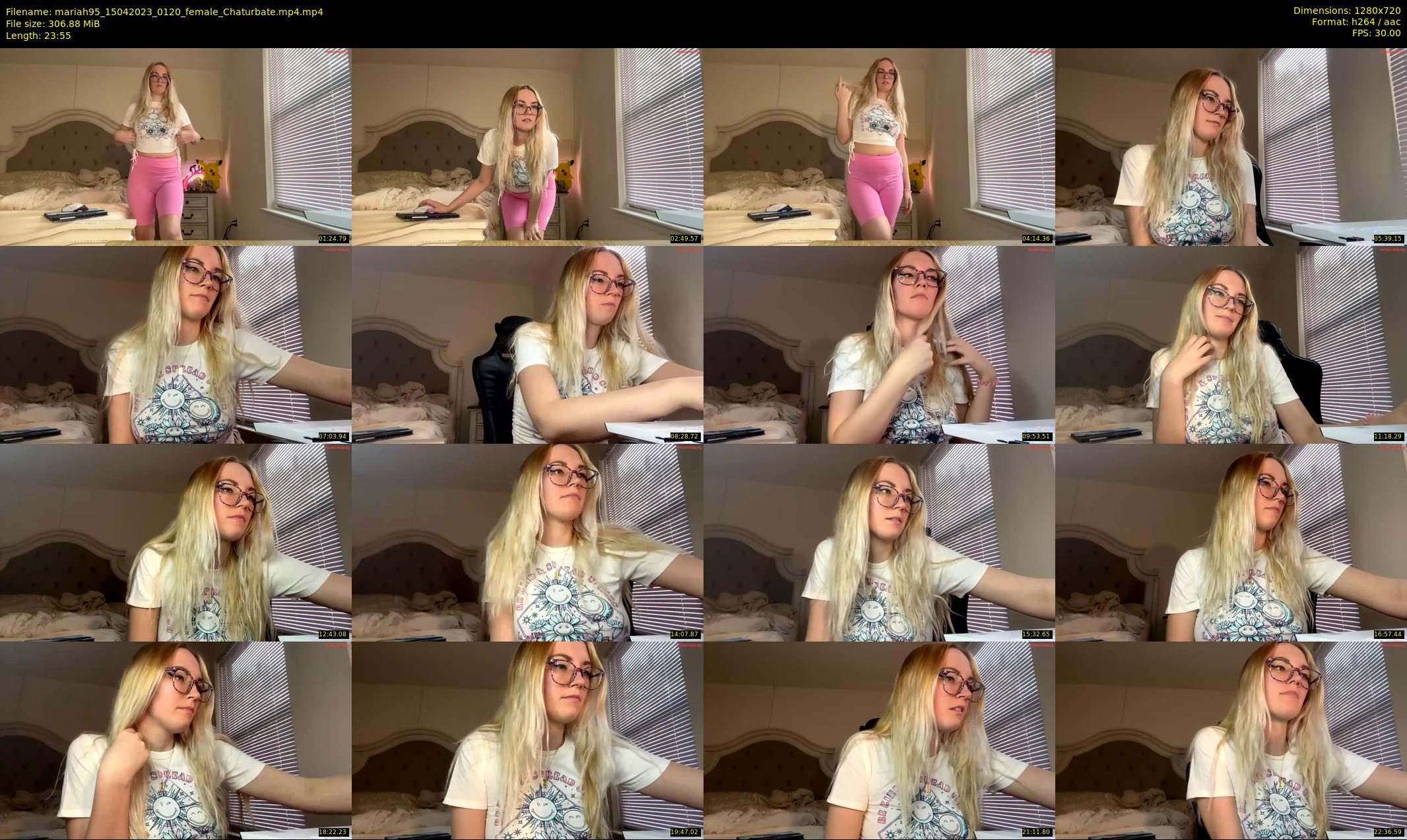 mariah95 — 24 minute Chaturbate female cam show recording, 720p, Apr 15, 2023