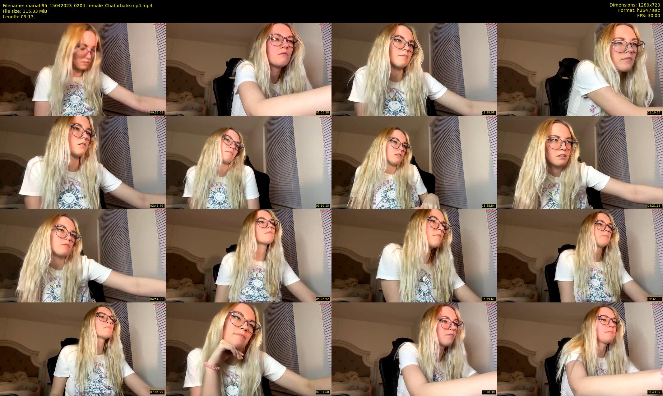 mariah95 — 10 minute Chaturbate female cam show recording, 720p, Apr 15, 2023