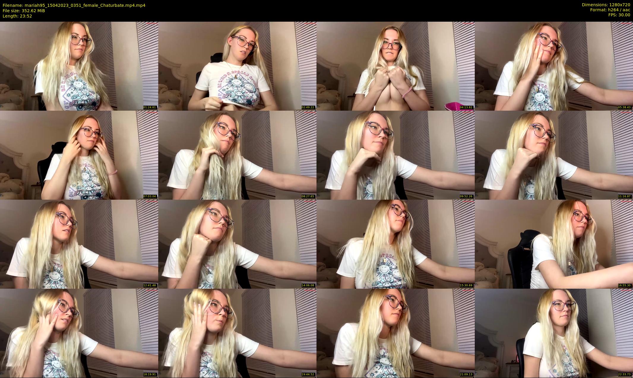 mariah95 — 24 minute Chaturbate female cam show recording, 720p, Apr 15, 2023