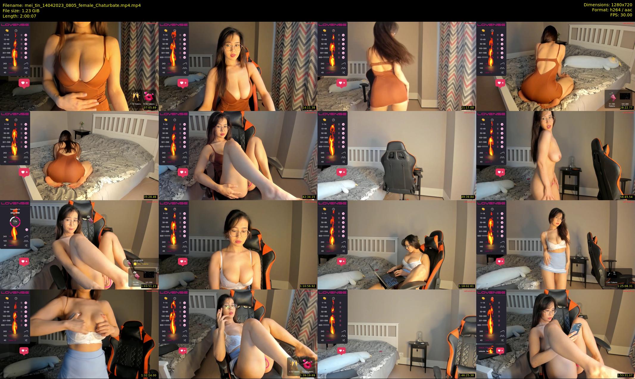 mei_tin — 121 minute Chaturbate female cam show recording, 720p, Apr 14, 2023