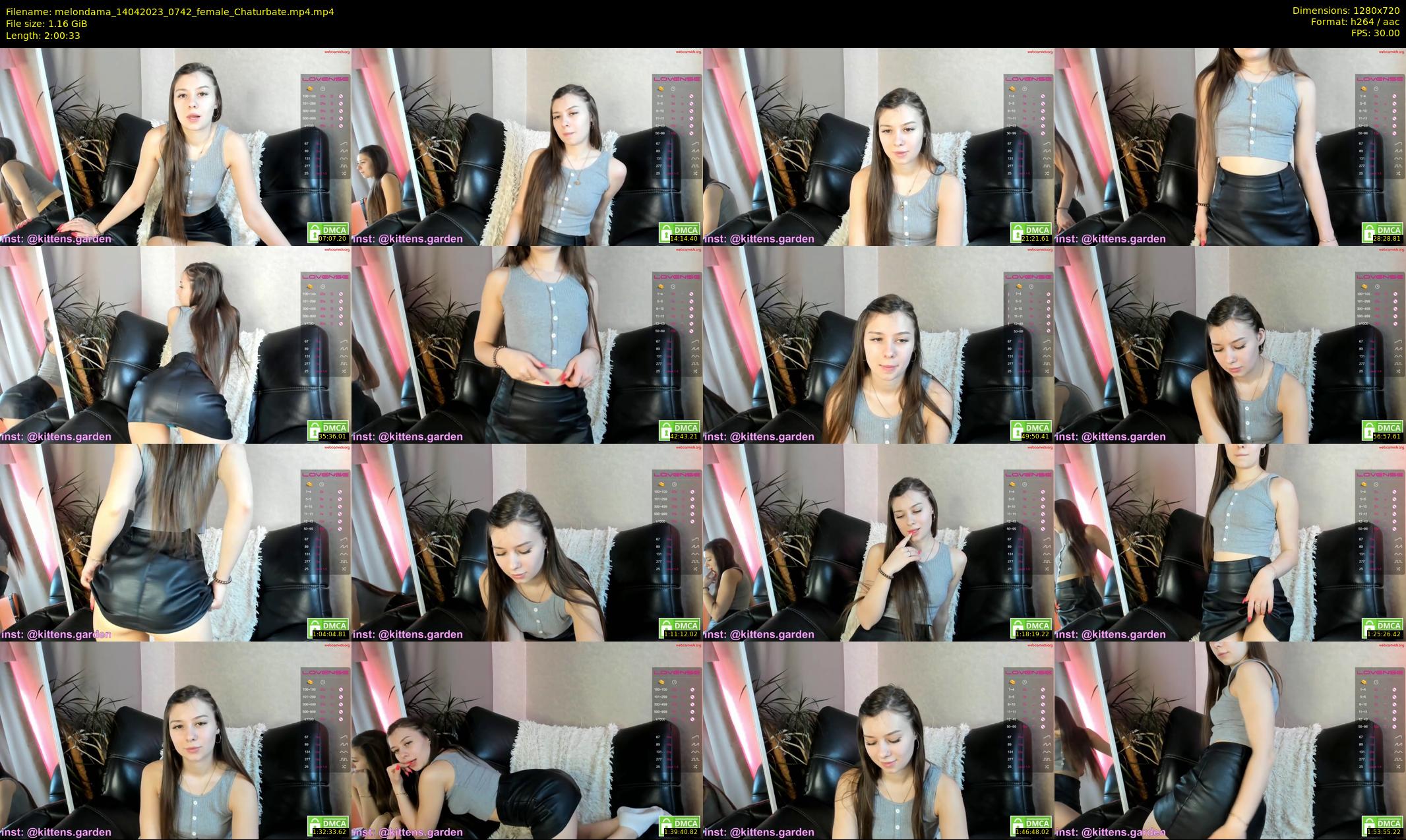 melondama — 121 minute Chaturbate female cam show recording, 720p, Apr 14, 2023