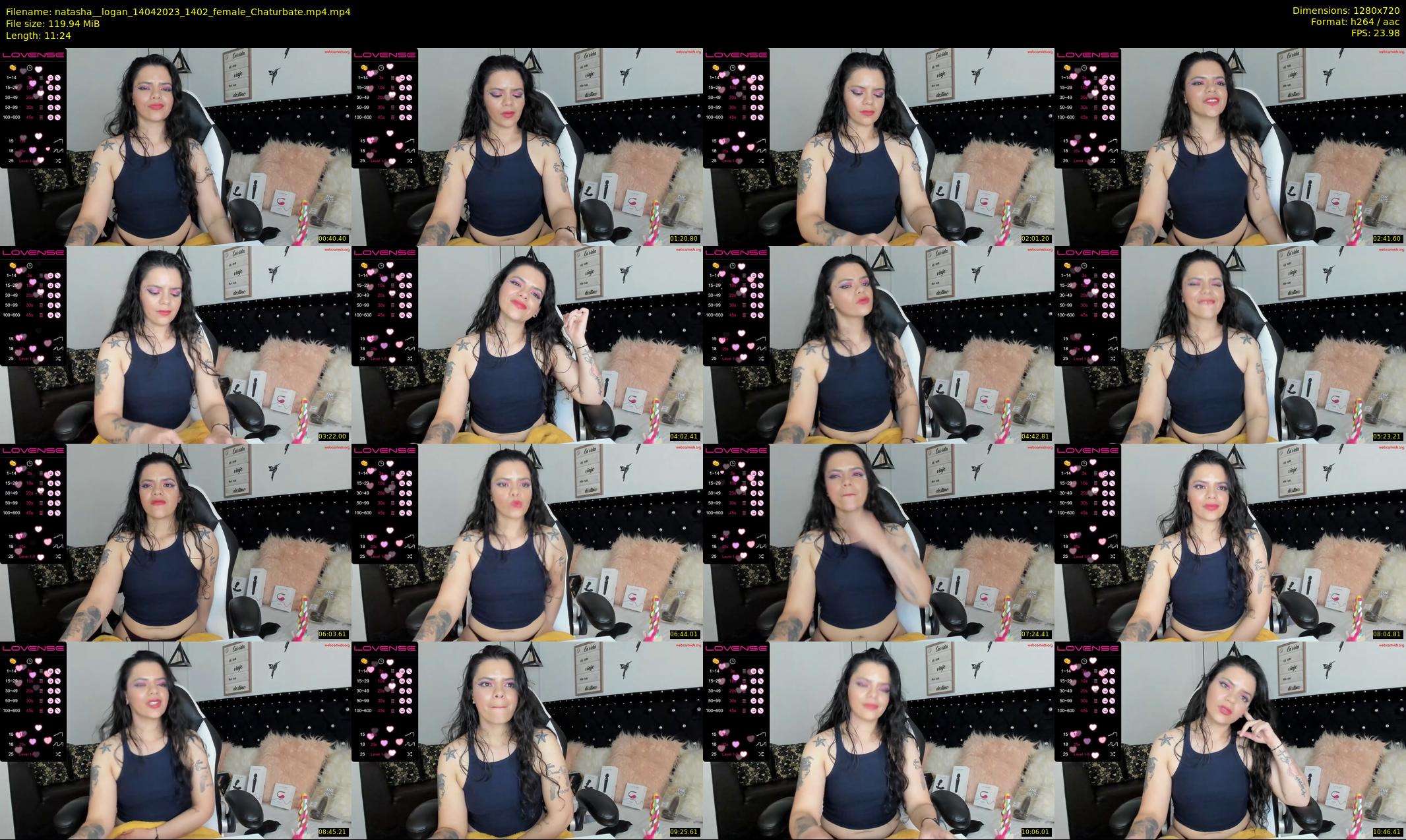 natasha__logan — 12 minute Chaturbate female cam show recording, 720p, Apr 14, 2023