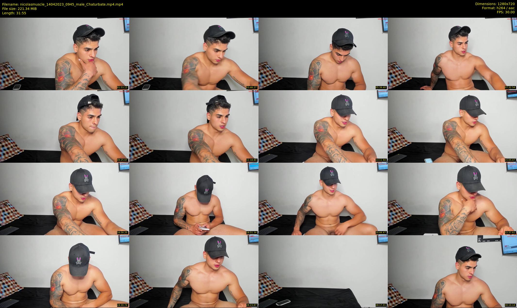 nicolasmuscle — 32 minute Chaturbate male cam show recording, 720p, Apr 14, 2023