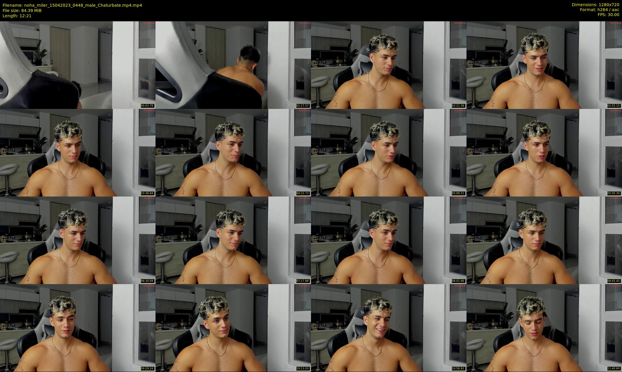 noha_miler — 13 minute Chaturbate male cam show recording, 720p, Apr 15, 2023