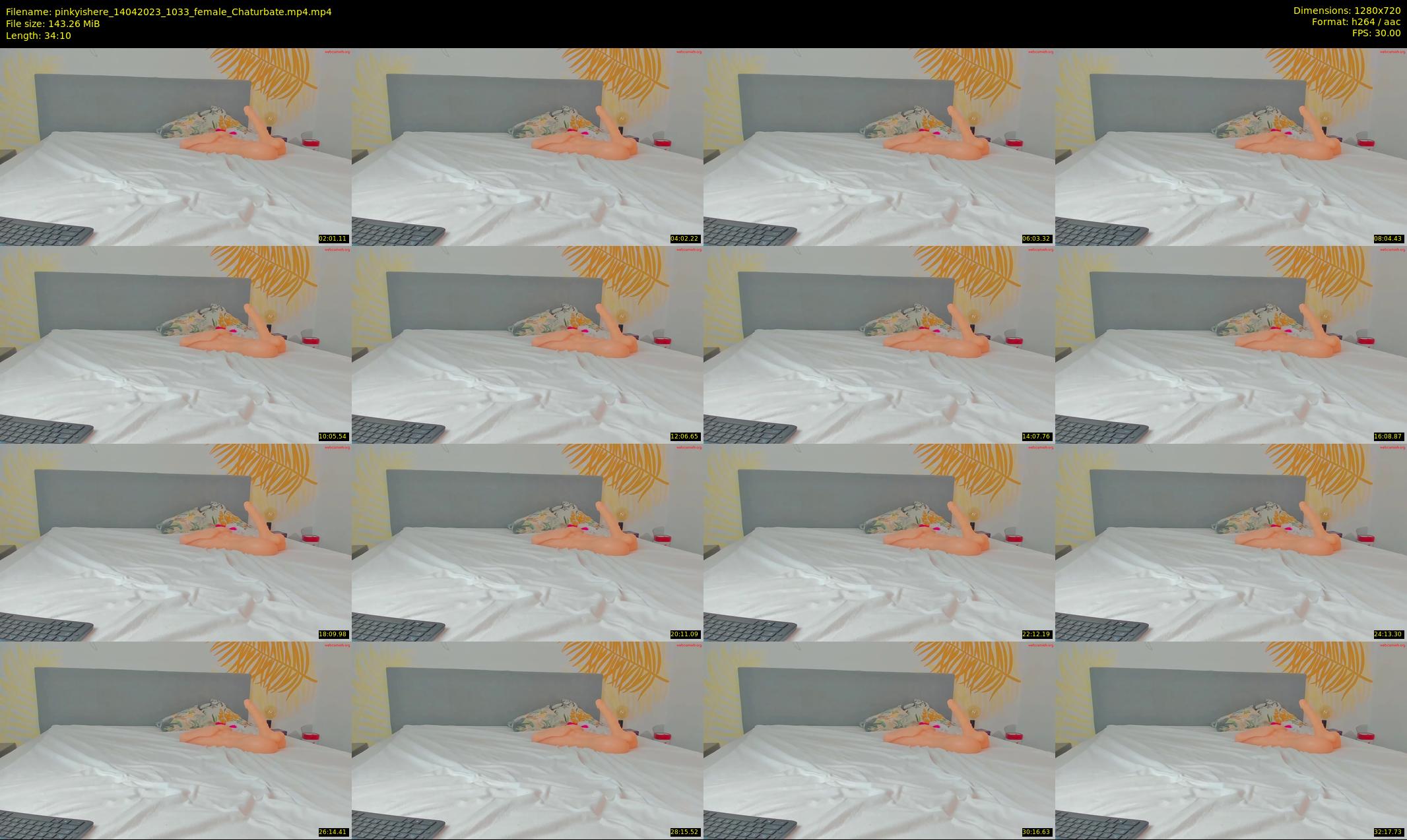 pinkyishere — 35 minute Chaturbate female cam show recording, 720p, Apr 14, 2023
