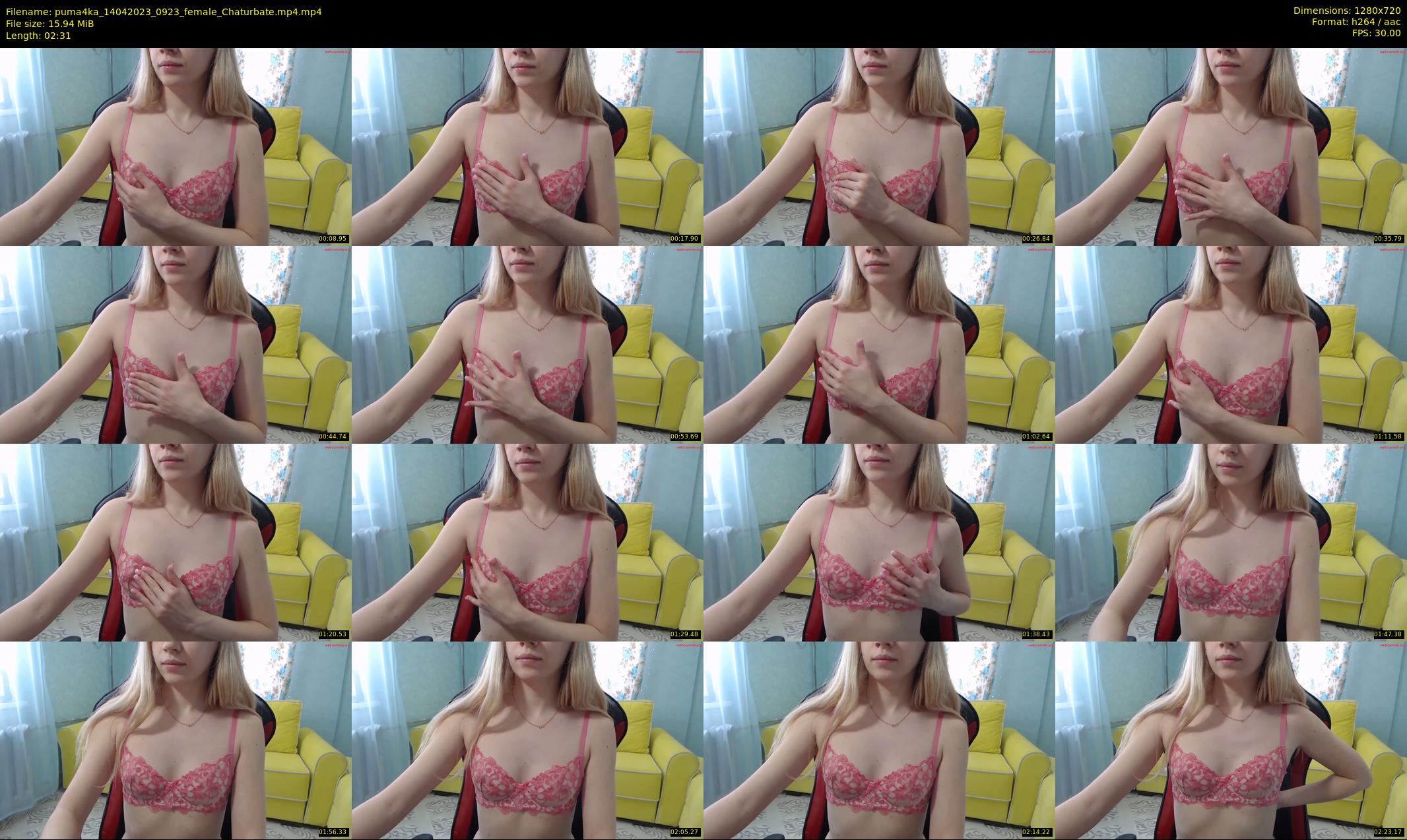 puma4ka — 3 minute Chaturbate female cam show recording, 720p, Apr 14, 2023