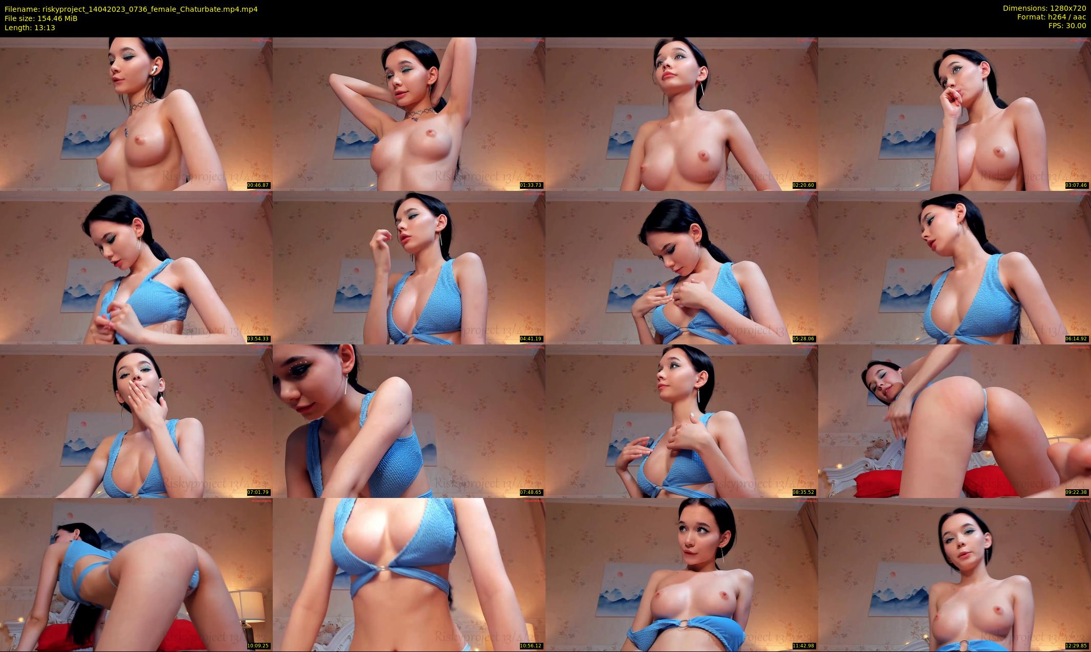 riskyproject — 14 minute Chaturbate couple cam show recording, 720p, Apr 14, 2023